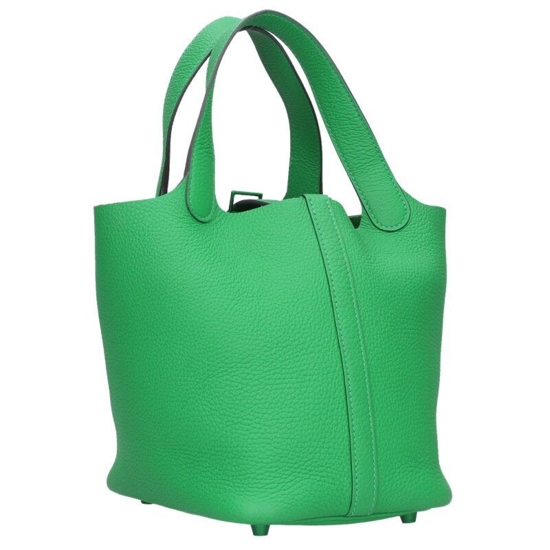 Hermes Picotin Rock PM Monochrome So Green U Stamp Matte Green Hardware