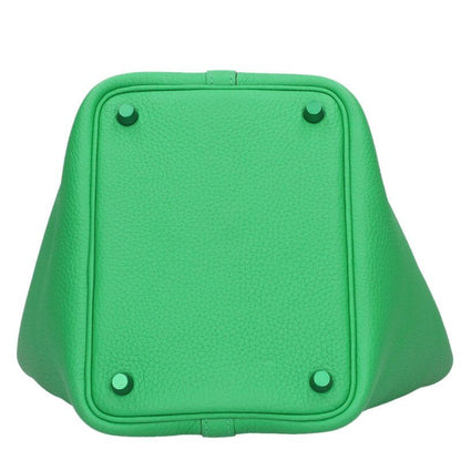 Hermes Picotin Rock PM Monochrome So Green U Stamp Matte Green Hardware