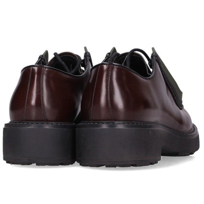Prada 2eg421 Diapason Leather Lace-up Shoes Men's 6.5