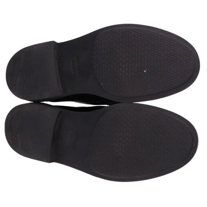 Hermes Guillaume H Design Leather Shoes Men's 42.5