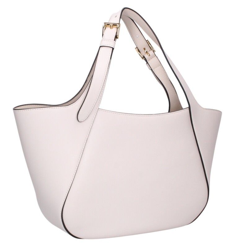 Prada 1bg483 Triangle Logo Plate Leather Handbag Women's