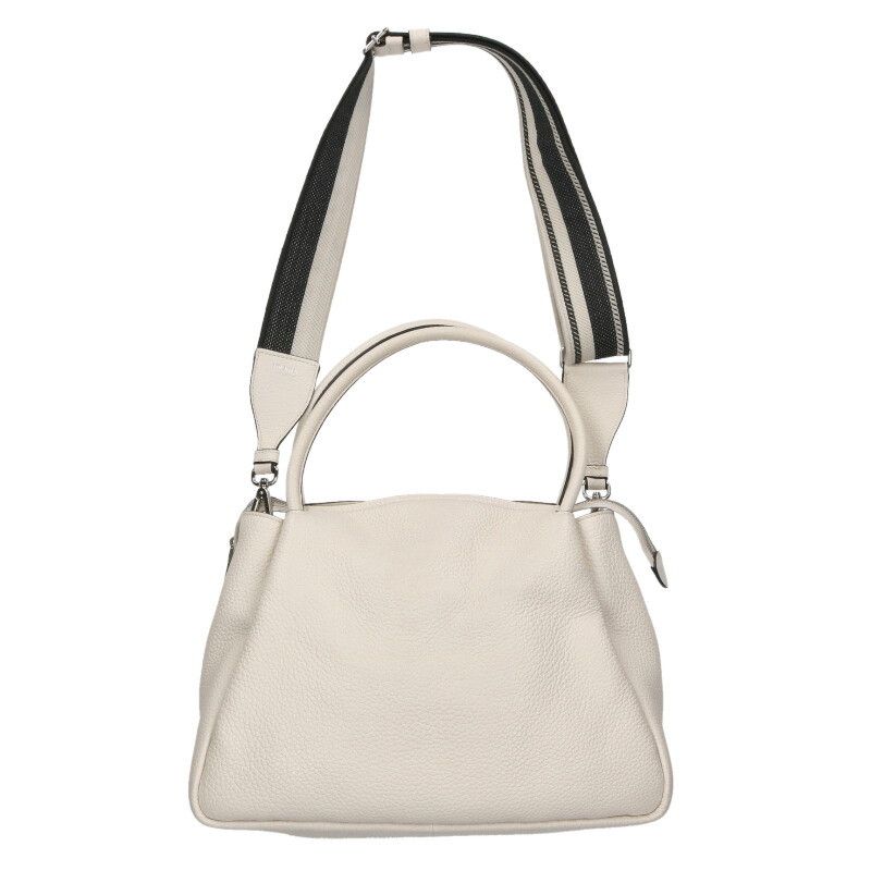 Prada 1bc170 Vitello Dyno Leather 2WAY Handbag With Logo Strap Women's