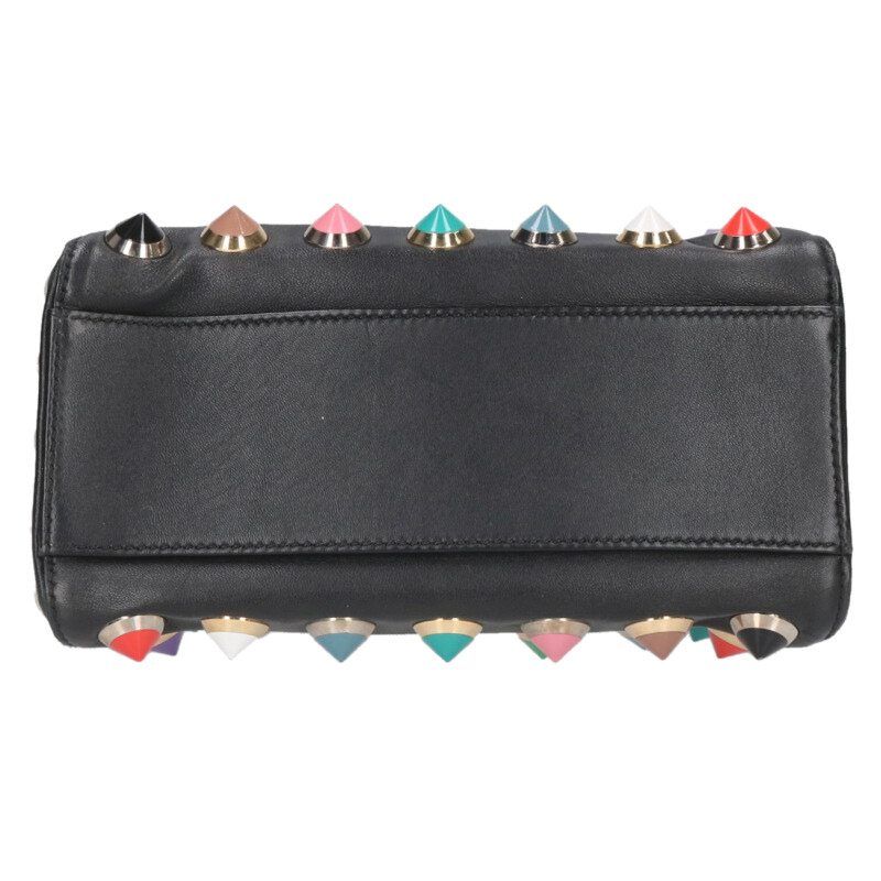 Fendi Peekaboo Mini Multi-stud Leather Handbag Men's