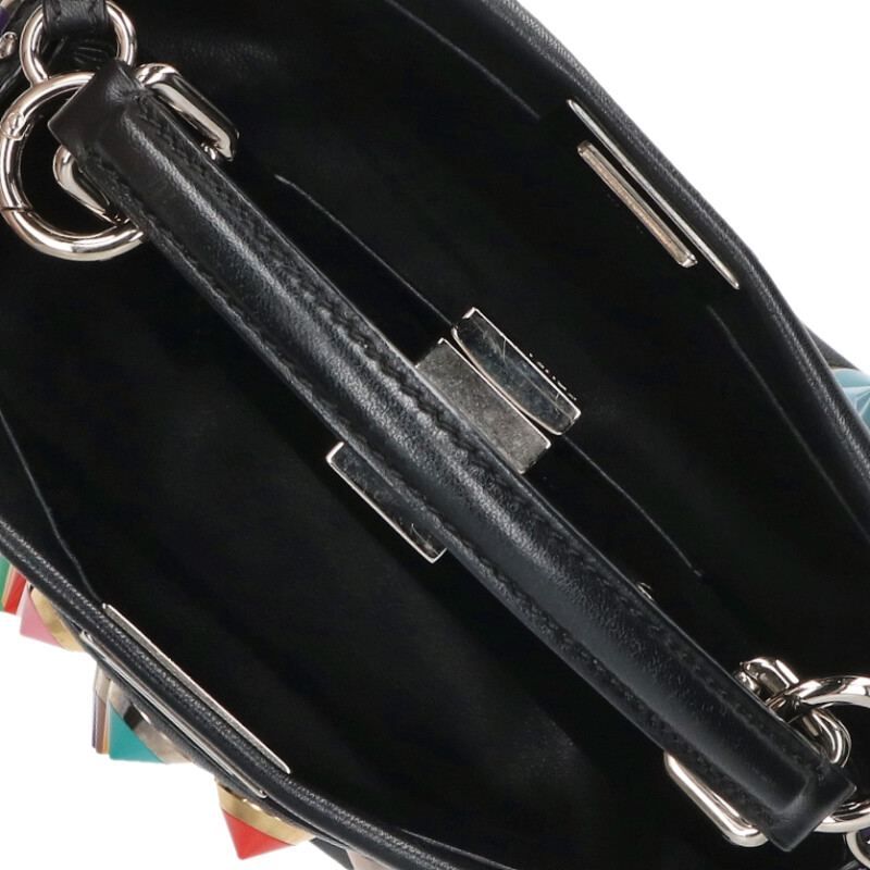 Fendi Peekaboo Mini Multi-stud Leather Handbag Men's