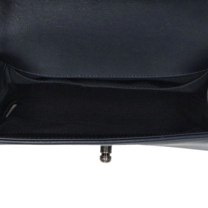 Chanel Boy Chanel 20 Argyle Patchwork Chain Leather Shoulder Bag Men's 20