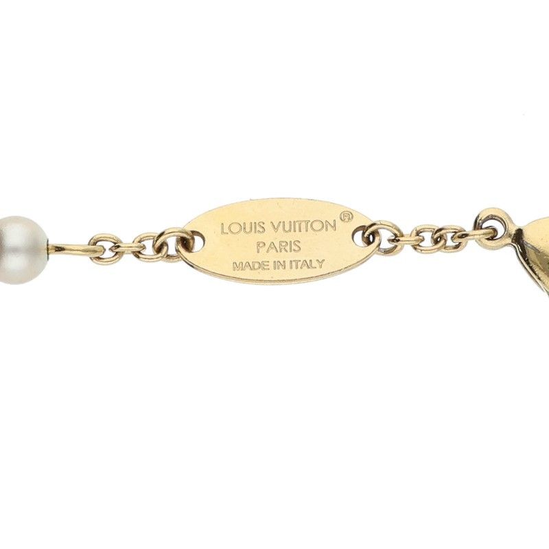 Louis Vuitton M1429a Louisa Fake Pearl Decoration Bracelet Men's