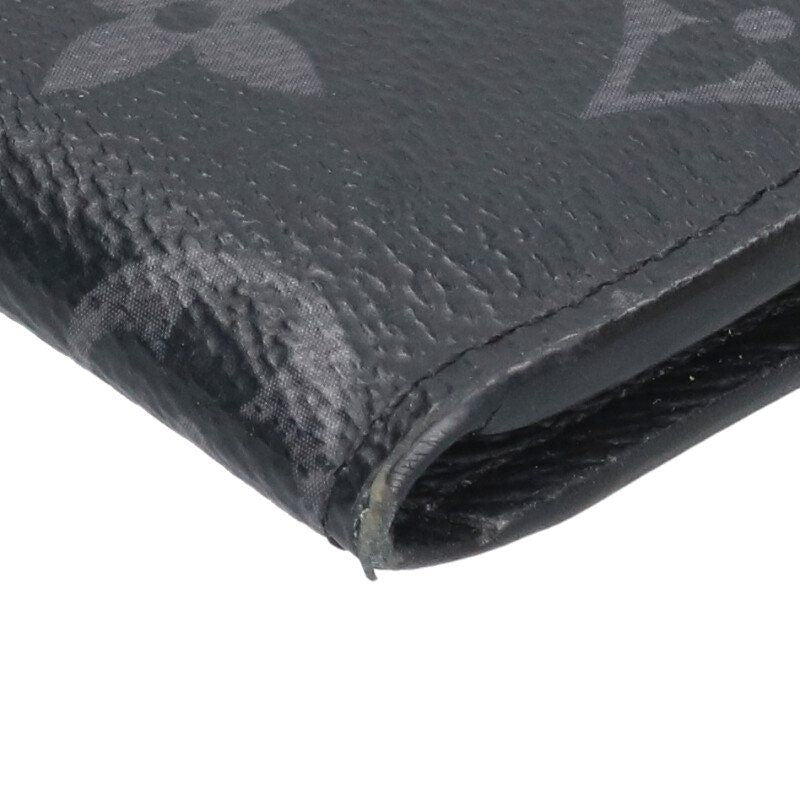 Louis Vuitton M63536 Porte Monédeur Monogram Eclipse Coin Case Men's
