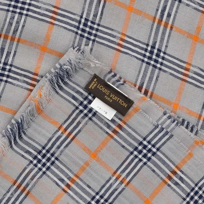 Louis Vuitton Plaid Monogram Shawl Men's