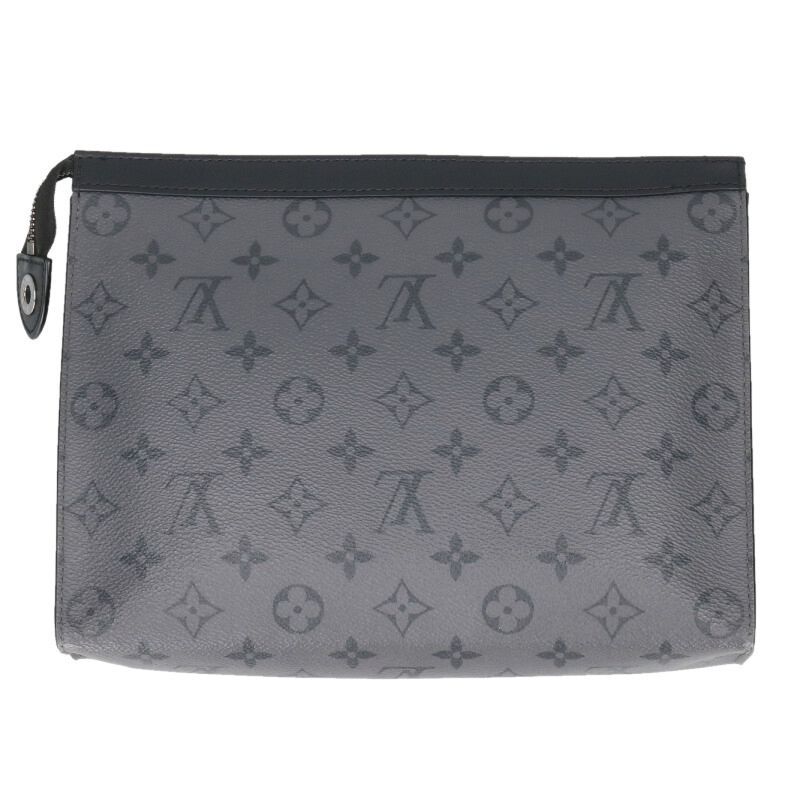 Louis Vuitton M69535 Pochette ・voyage Monogram Eclipse Reverse Clutch Bag Men's