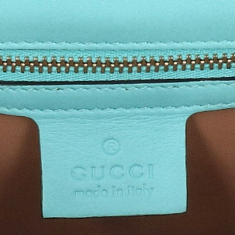 Gucci 421882 Sylvie Croco Leather Shoulder Bag Ladies