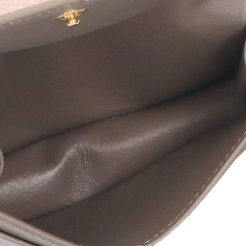 Celine 10j813bel.10bl Grained Calfskin Card Case Men's