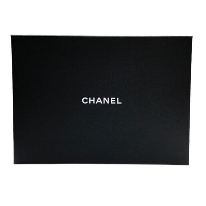 Chanel Boots Short Boots Here Mark Calfskin Lace Up Black