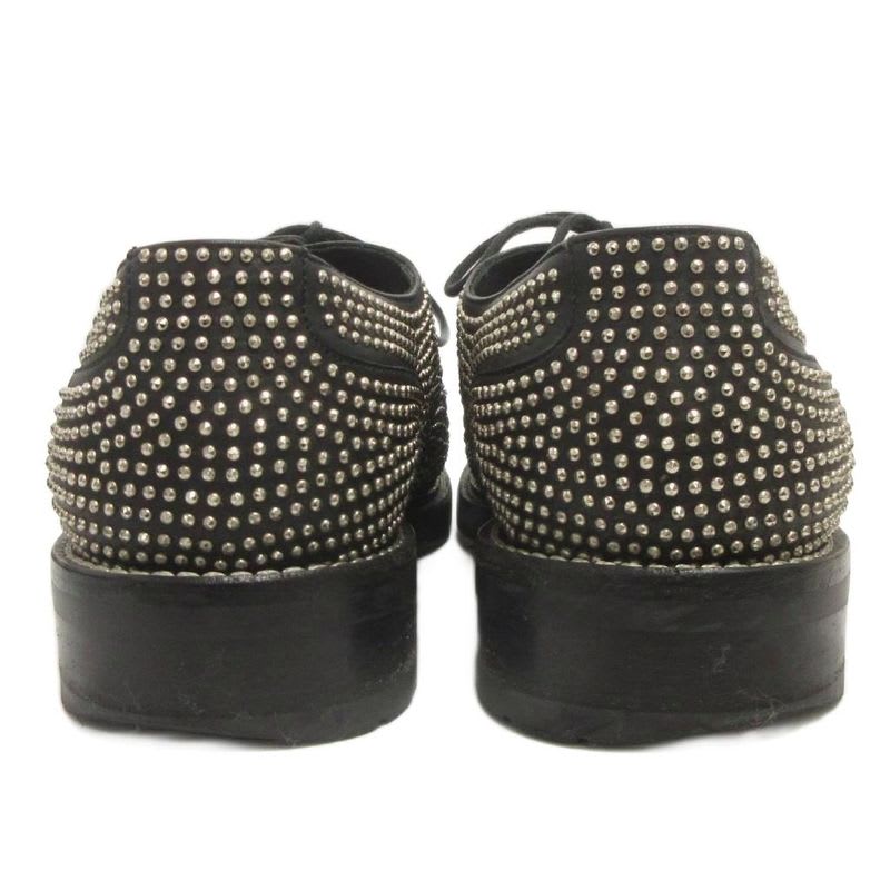 Saint Laurent Paris Studded Derby Shoes Business Lace Up Low Cut
