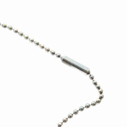 Gucci Necklace Accessories Pendant Dog Tag Ball Chain Logo Silver 925