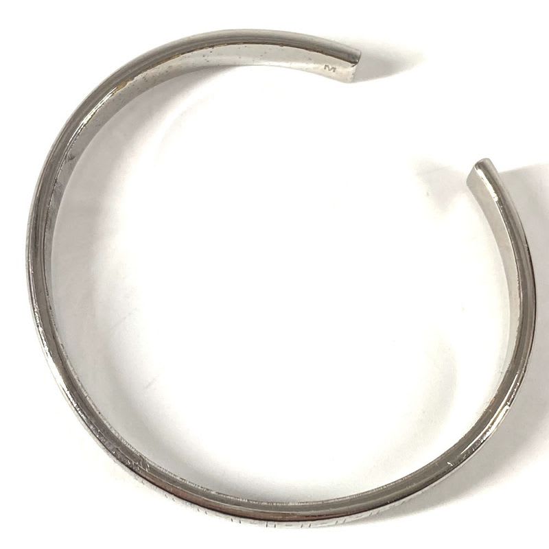 Dior Bracelet Cannage Logo Metal Silver