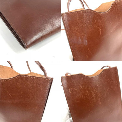 Hermes Shoulder Bag Onimaitou Box Calf Havana Brown
