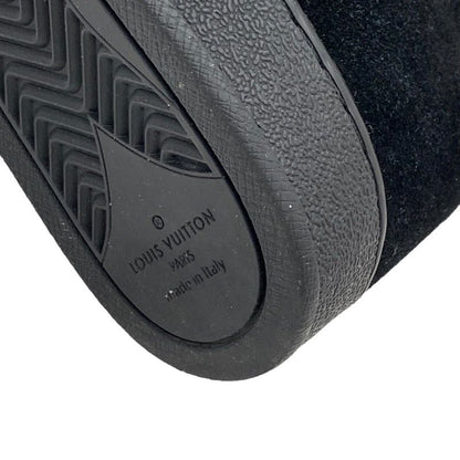 Louis Vuitton Snowdrop Line Monogram Short Boots Mouton Boots Folded Suede Black