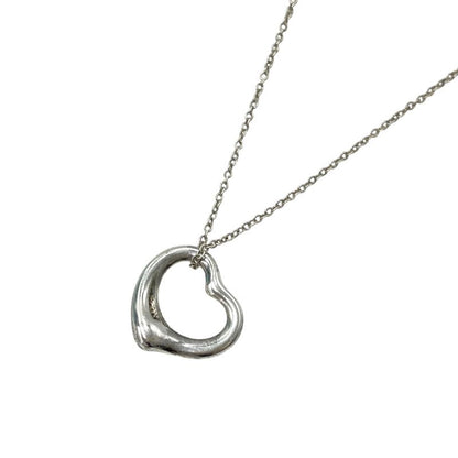 Tiffany & Co Open Heart Elsa Peretti Necklace Women's 925