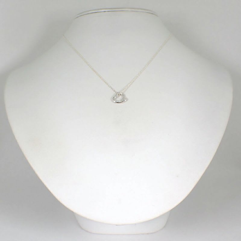 Tiffany & Co 925 Open Heart Pendant Necklace