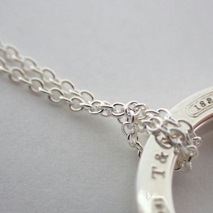Tiffany & Co 925 1837 Pendant Necklace