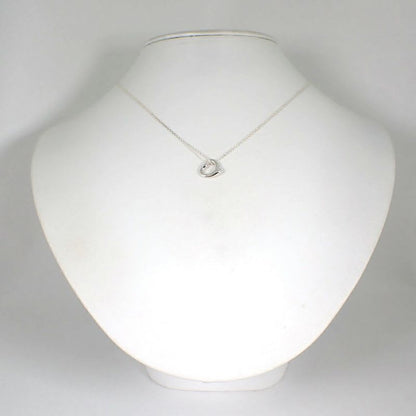 Tiffany & Co 925 Open Heart Pendant Necklace