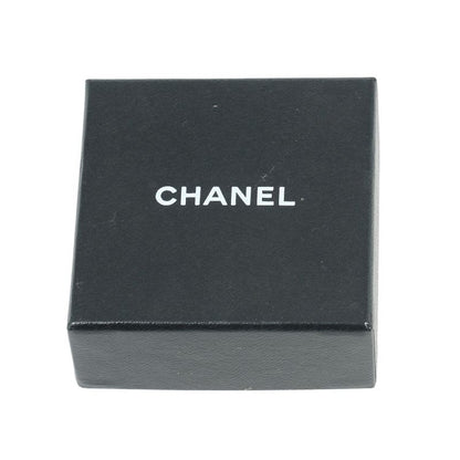 Chanel Double Hoop Silver 925 Women's 27.2 g Earrings
