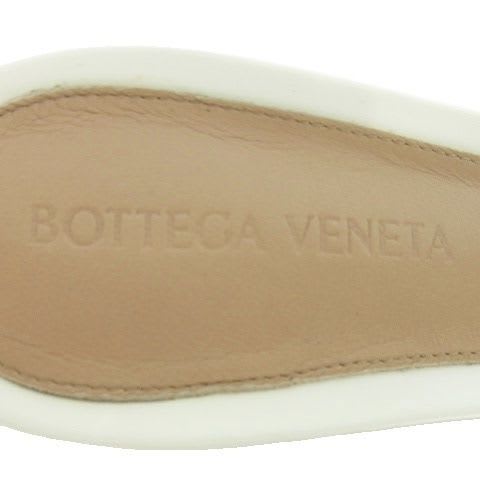 Bottega Veneta CHA Sandal Sandals Mule Middle Heel Leather 36 23 cm