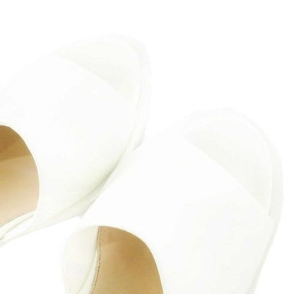 Bottega Veneta CHA Sandal Sandals Mule Middle Heel Leather 36 23 cm