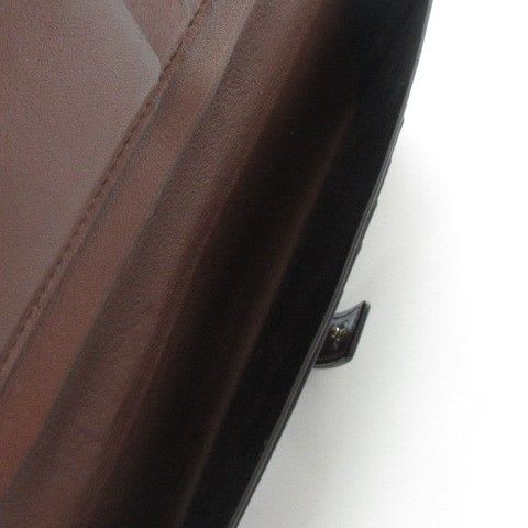 Cartier International Long Wallet Double C Logo Brown