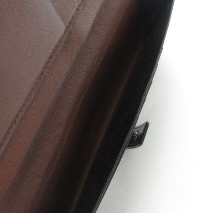Cartier International Long Wallet Double C Logo Brown