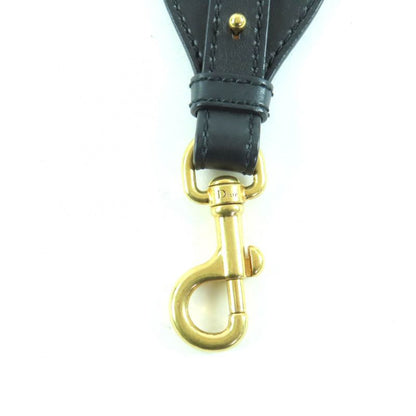 Christian Dior S8557 Cbte Canvas Leather Embroidery Shoulder Strap Navy