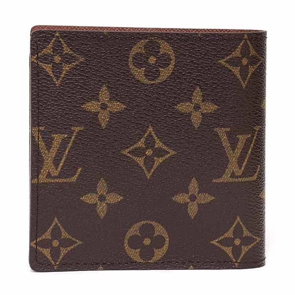 Louis Vuitton Portefeuille Marco Bifold Wallet Monogram Canvas Brown