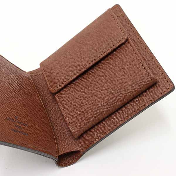 Louis Vuitton Portefeuille Marco Bifold Wallet Monogram Canvas Brown