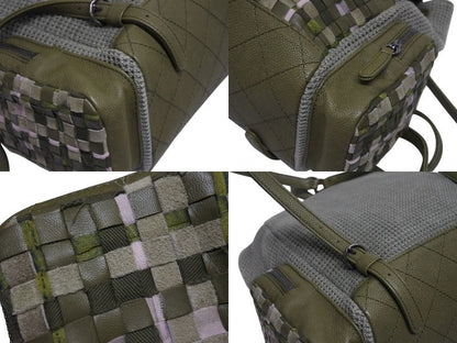 Chanel Backpack CC Logo Cuban Pocket Tweed Canvas Cruise Collection — view 7