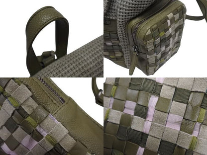 Chanel Backpack CC Logo Cuban Pocket Tweed Canvas Cruise Collection — view 5
