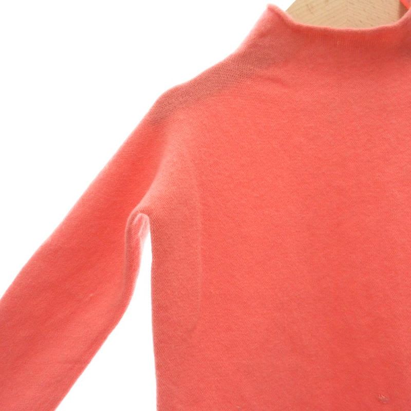 Hermes High Neck Cashmere Knit Sweater Long Sleeve 2 Roll Pink GV GY62