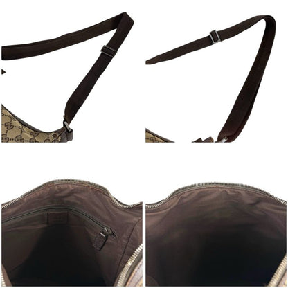 Gucci GG Canvas One Shoulder Bag 131211 Brown