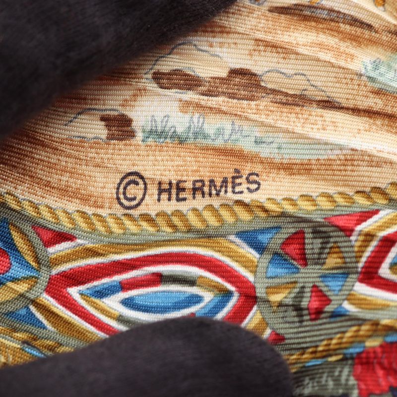 Hermes Scarf Cavaliers Peuls Silk
