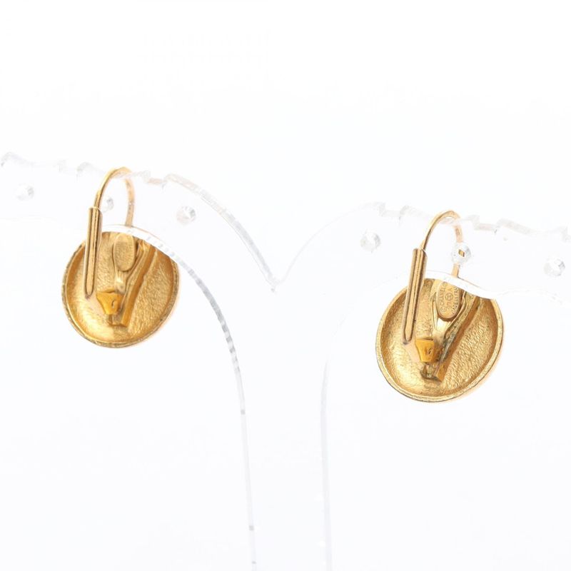 Chanel Earrings Cocomark GP (gold Plated) Earrings Women's Used B