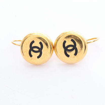 Chanel Earrings Cocomark GP (gold Plated) Earrings Women's Used B