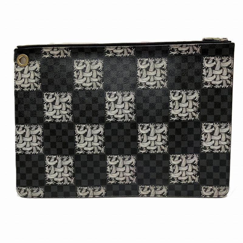 Louis Vuitton Christopher Nemeth Pochette Jules GM Clutch Bag PVC Men's