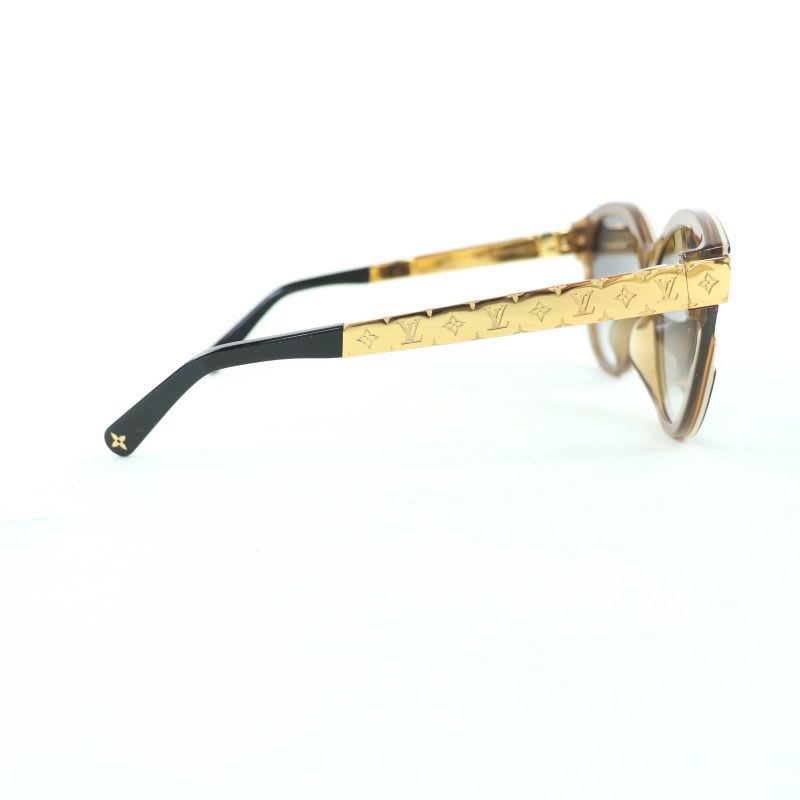 Louis Vuitton 2025 Z1857 E Sunglasses/ Petit Sponsored Cat Eye Noir Black