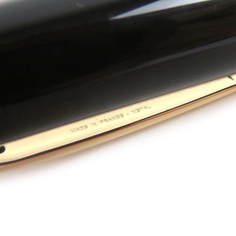 Cartier Roadster De Blue Gemstone Twist Ballpoint Pen Black Gold With