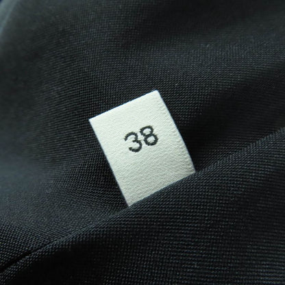 Gucci Wool Logo Button Long Coat Black 38 With Hanger