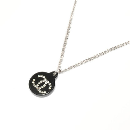 Chanel Necklace CC Logo Black Circle