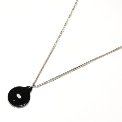Chanel Necklace CC Logo Black Circle