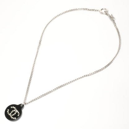 Chanel Necklace CC Logo Black Circle