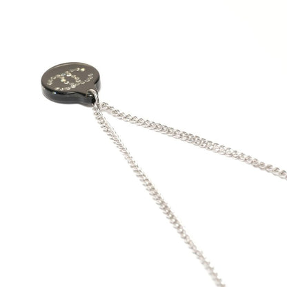 Chanel Necklace CC Logo Black Circle