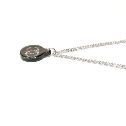 Chanel Necklace CC Logo Black Circle