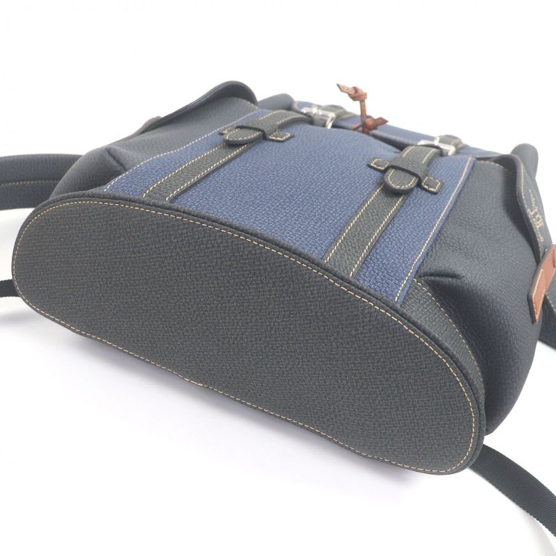 Louis Vuitton Fall Collection Christopher PM Taurillon Leather Denim Interior